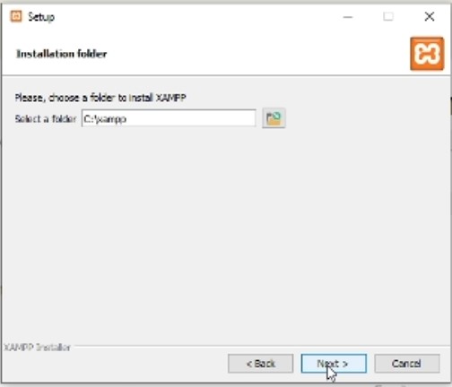 xampp instalation folder