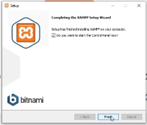 xampp selesai setup